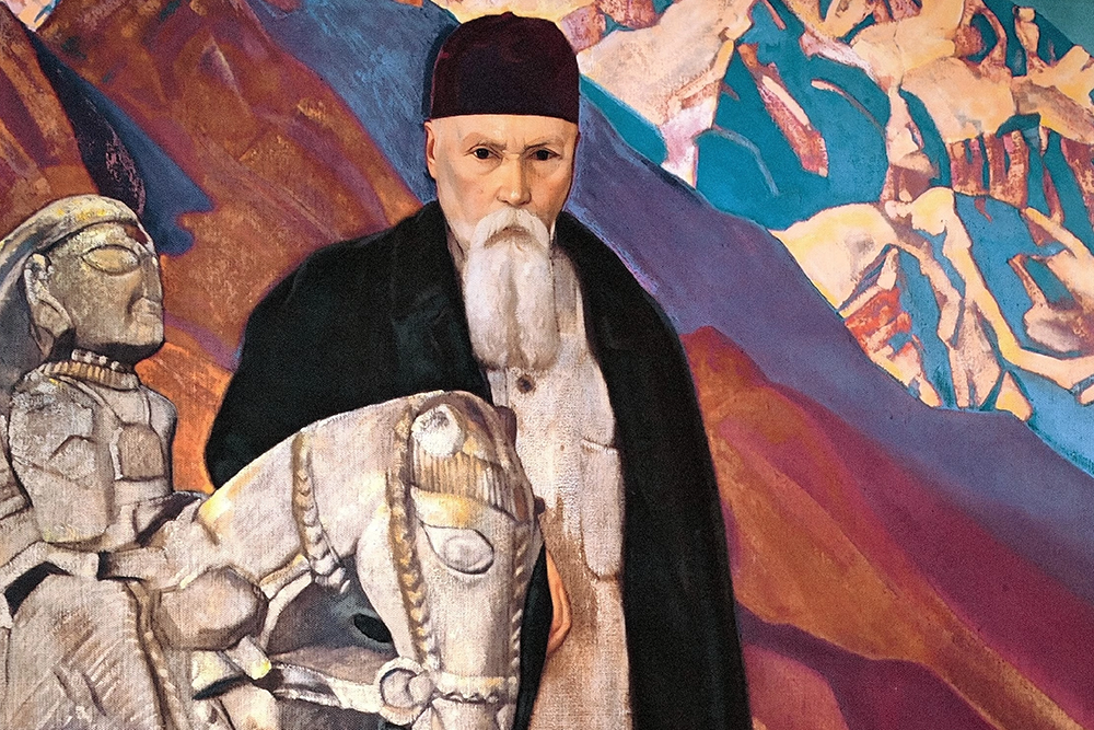 Святослав Рериха «Портрет Н. К. Рериха». Фото фрагмента репродукции 